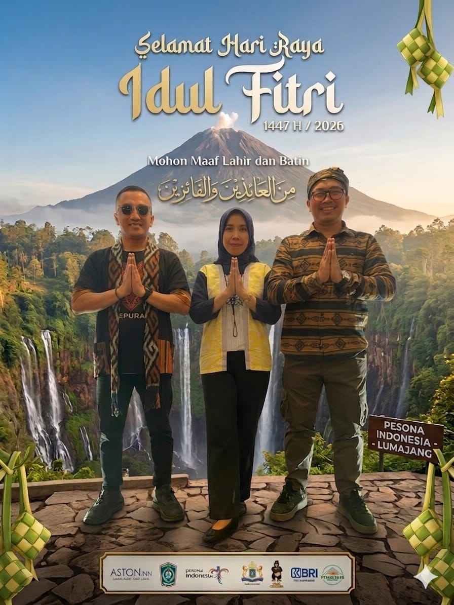 Dinas Pariwisata mengucpakan selamat Idul Fitri