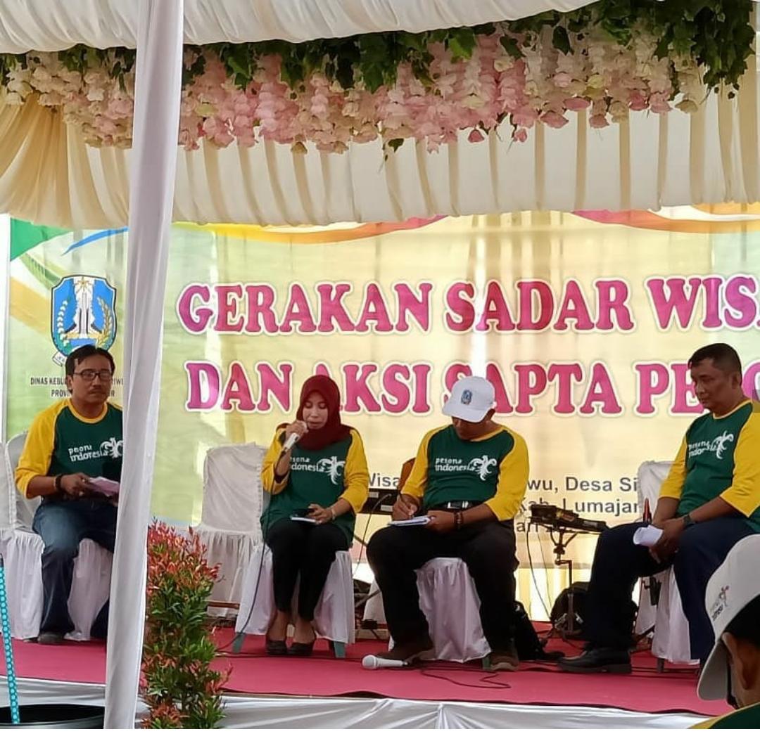 Gerakan sadar wisata dan Aksi Sapta Pesona di Tumpak Sewu