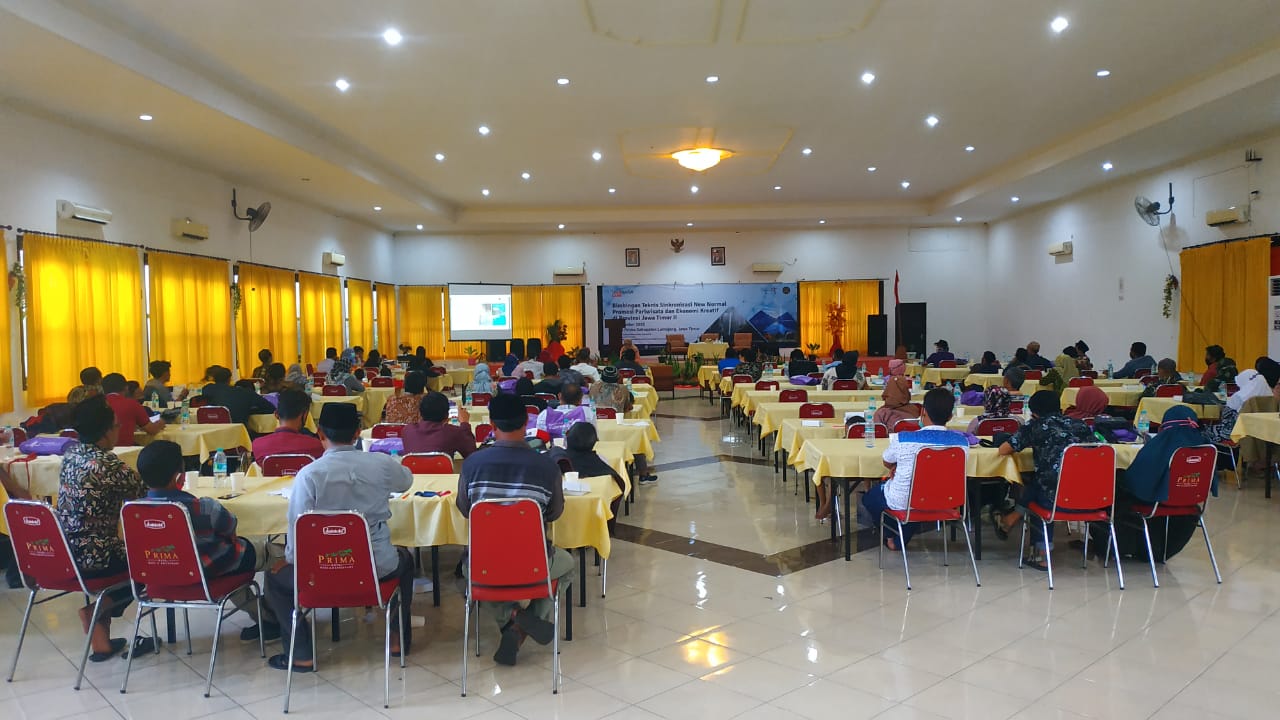 Bimbingan Teknis Sinkronisasi New Normal Promosi Pariwisata dan Ekonomi Kreatif Provinsi Jawa Timur 