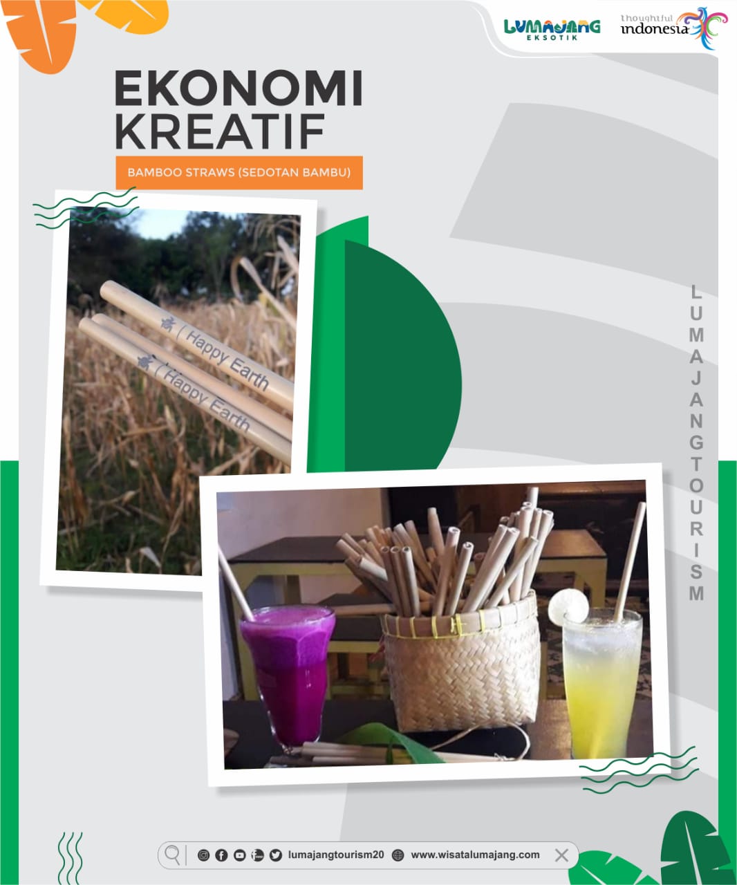 Switch to Bamboo Straws for a more sustainable life