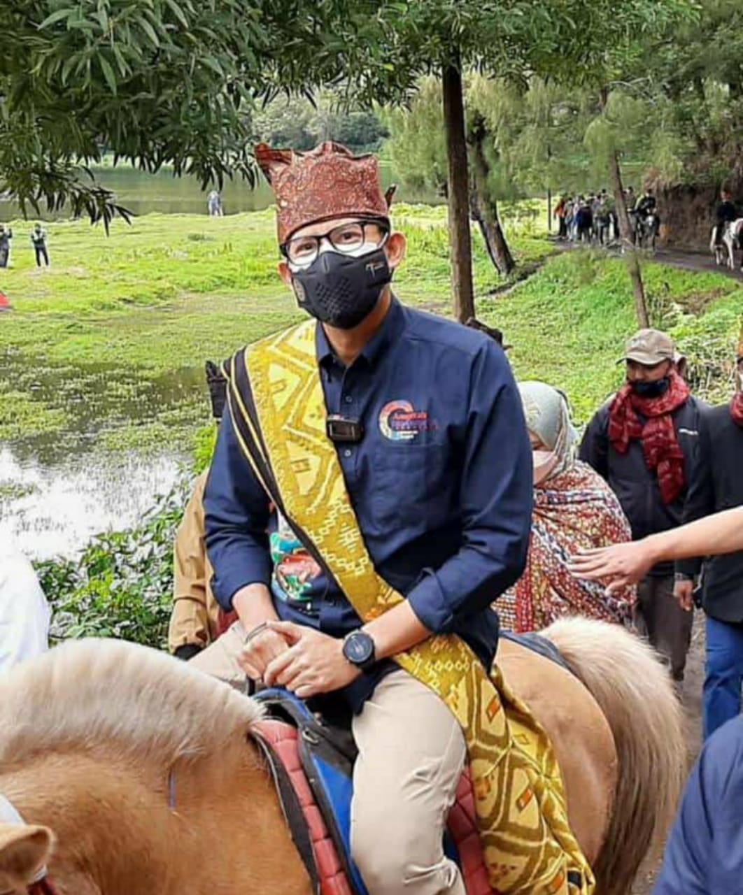 Kunjungan Menteri Parekraf ke Desa Ranupane 11 November 2021