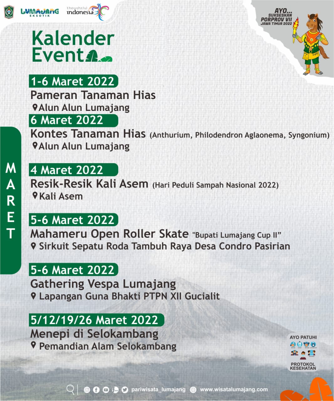 Kalender Even Maret 2022