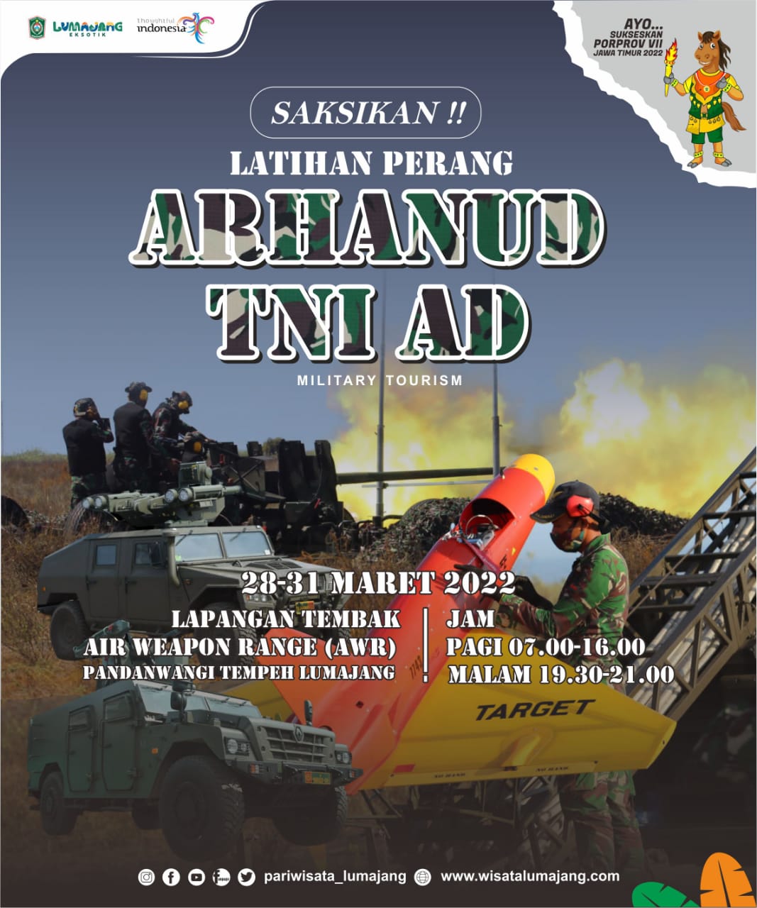 Latihan Menembak Senjata Berat (AWR)Pandan wangi
