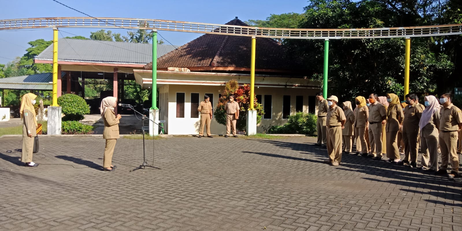 PERSIAPAN, MENYUKSESKAN CLOSSING CEREMONY PORPROV JATIM KE VII, TEMA DALAM APEL MEMUPUK KEKOMPAKAN 