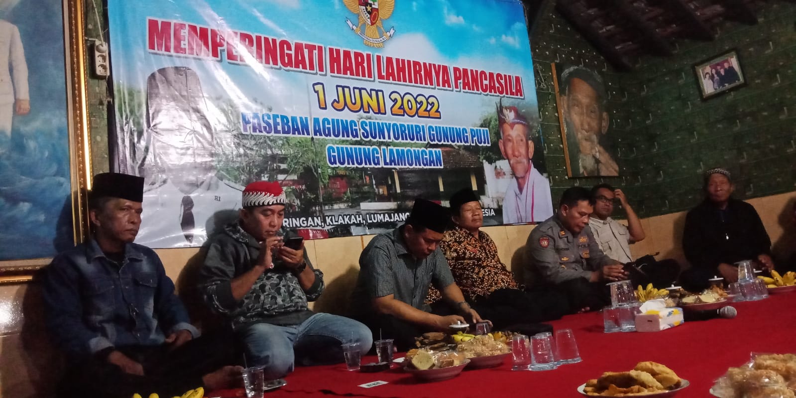 PERINGATAN HARI LAHIR PANCASILA, DI PADEPOKAN  PASEBAN AGUNG AGUNG SUNYORURI GUNUNG FUJI