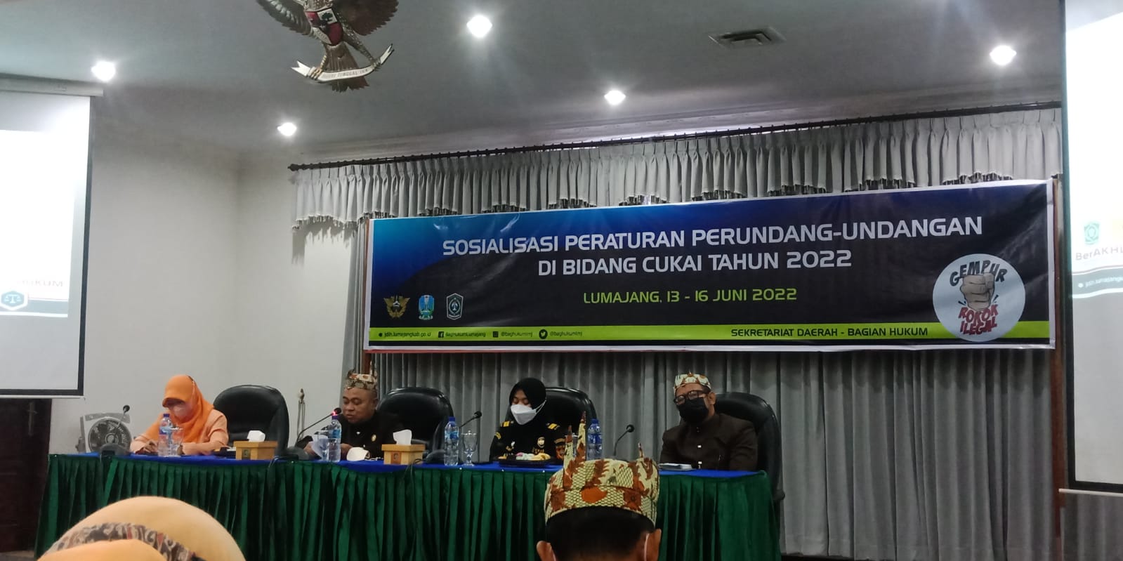 DINAS PARIWISATA MENGHADIRI SOSIALISASI PERATURAN PERUNDANGAN CUKAI 2022