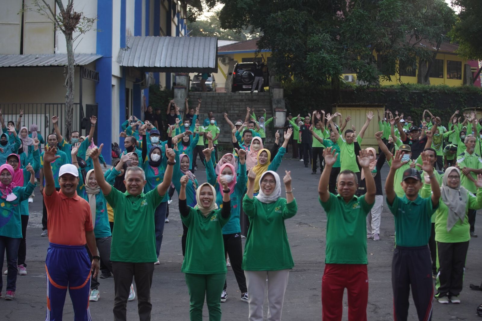 DINAS PARIWISATA SENAM BERSAMA DIACARA PERINGATAN KRIDA DIPELATARAN WATER PARK 