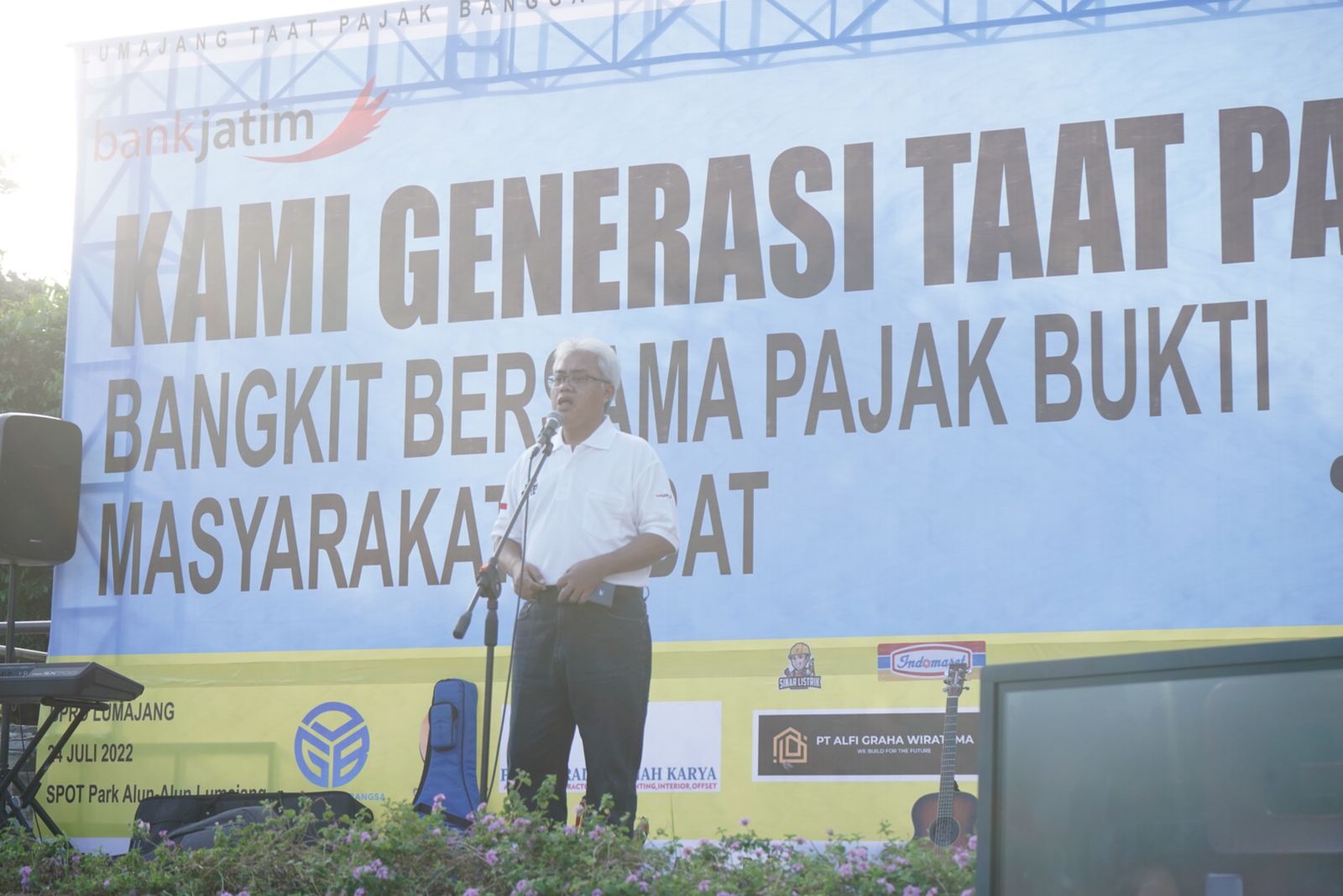 Dinas Pariwista ikut Berpartisipasi dalam Acara Galeri Pajak Tahun 2022 di Sport Park Alun-alun Luma