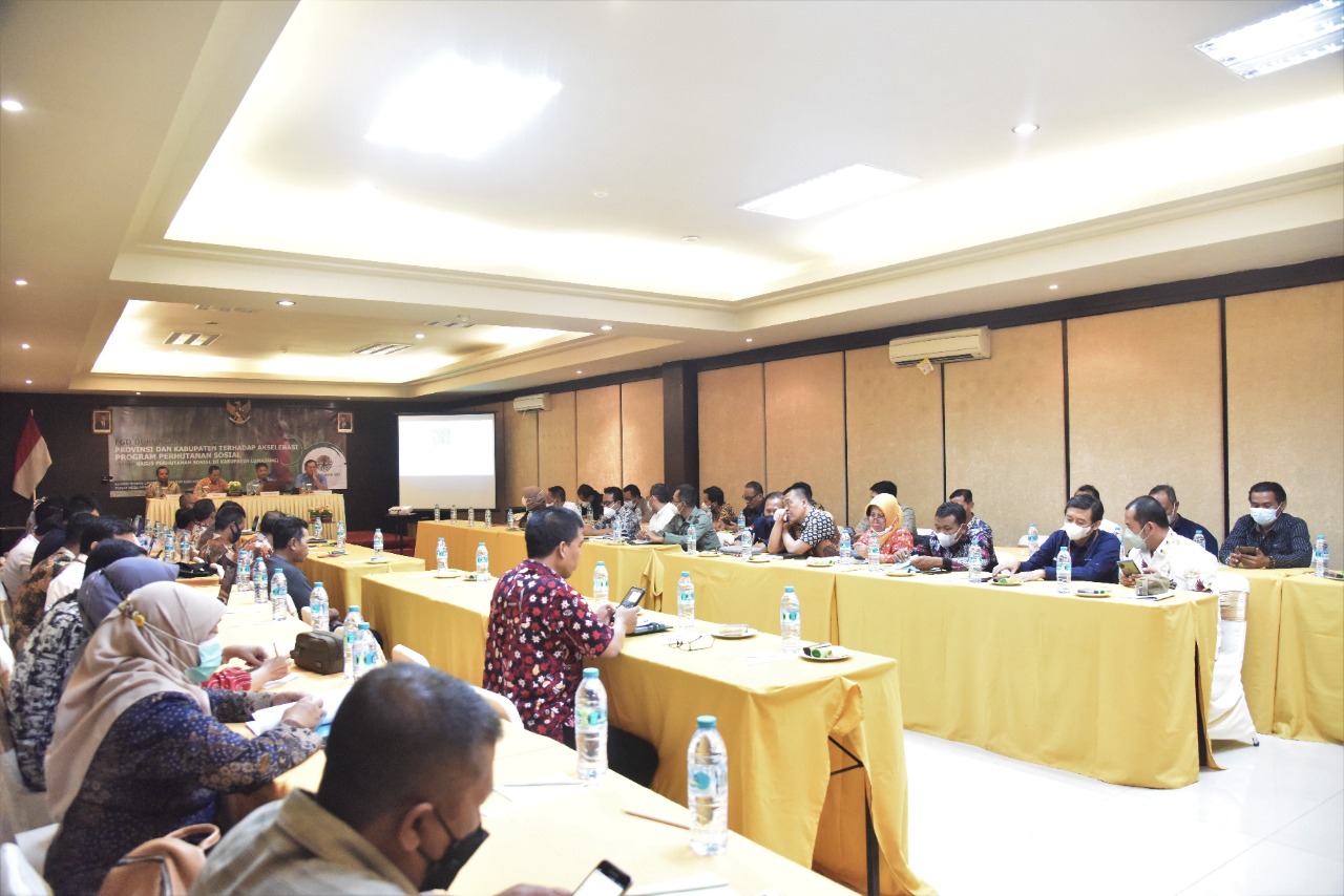 Dinas Pariwisata, Hadiri FGD Dukungan Kebijakan Pemerintah.Akselerasi  Program Perhutan Sosial