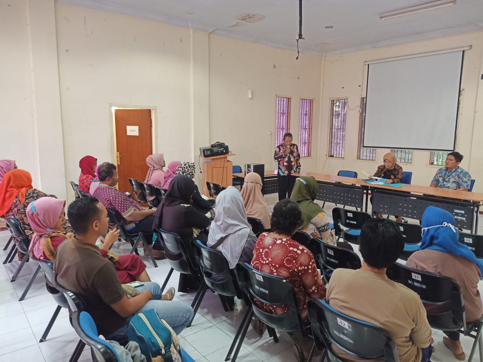 Rapat Koordinasi Dengan Peserta Pasar Rakyat Lumajdang Zaman Mbiyen Tahun 2022