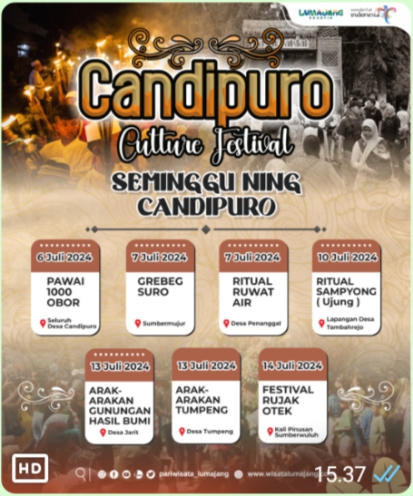 Loemadjang Mbiyen #4 dan Candipuro Culture Festival 2024 Digelar 7 Juli 2024