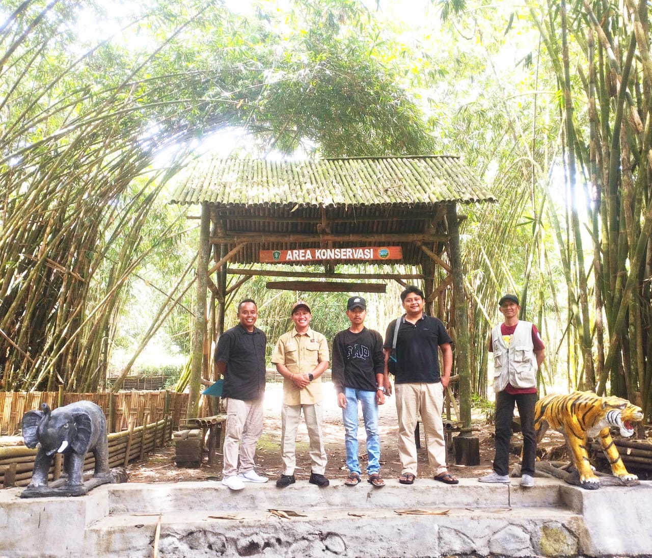 Pemantau NATARU 2025 di Obyek Wisata Hutan Bambu